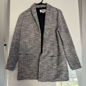 BB Dakota Steve Madden Gray Blazer with Textured Knit